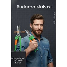 DS LLC Paslanmaz Çelik Budama ve Bağ Makası – Ergonomik Titanyum Kaplama Profesyonel Bahçıvan Serisi