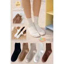 Color Socks 5 Çift Lastiksiz Mevsimlik Kadın Çorap Seti (Extra Soft)
