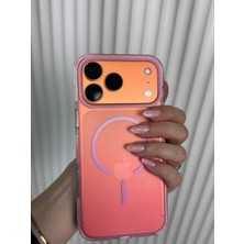 Fabron Rainbow - iPhone 16 Pro Uyumlu Magsafe Özellikli Darbeye Dayanıklı Çift Renk Kılıf