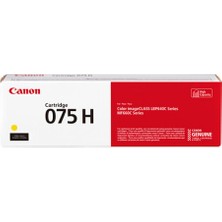 Canon CRG-075H 6366C001 Sarı Yüksek Kapasiteli Orijinal Toner