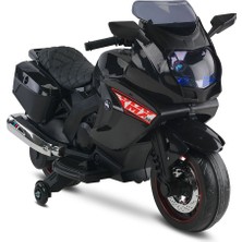 Babyhope 438A XMX-316 Ledli Akülü Motor 12 Volt Siyah