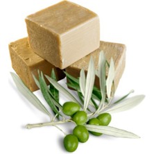 DS LLC Zeytinyağı Sabunu Hatay El Yapımı %100 Organik Doğal Yeşil Sabun 1 Kalıp 130 Gram DSLLC34-43T