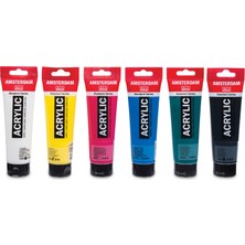 Amsterdam : Akrilik Tüp Boya Seti : Classroom Serisi : 6 x 120 ml