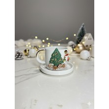 El Yapımı Seramik Fincan, Özel Yılbaşı Hediyesi, Şık ve Zarif Tasarım