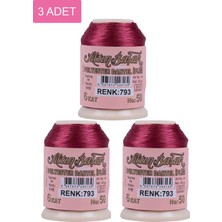 DS LLC 3 Adet Altınbaşak Oya ve Dantel Ipi 20 gr - Royaleks - No: 793 DSLLC34-43TX