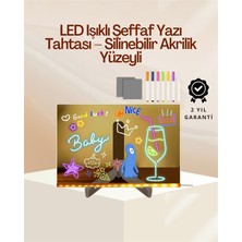 DS LLC Çocuklar Için Renkli LED Mesaj Tahtası – Neon Kalemli Eğlenceli ve Yaratıcı Yazı Panosu Ds