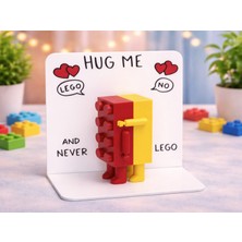 Antilop Hug Me LEGO Dekor Figürü – Eğlenceli Masaüstü Biblo | Sevgililer Günü & Hediye Dekoru 3D Baskı