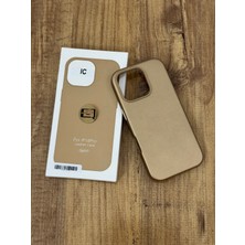 Ceptex Iphone 16 Pro Uyumlu Animasyonlu Magsafe Özellikli Deri Kılıf Içi Kadife