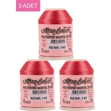 DS LLC 3 Adet Altınbaşak Oya ve Dantel Ipi 20 gr - Royaleks - No: 145 DSLLC34-43TX