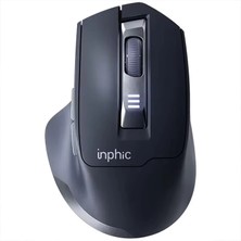 DS LLC Inphic M9 Kablosuz Fare Ergonomik Şarj Edilebilir Sessiz Kullanım 2.4g 500 Mah USB MOUSE-(5775)
