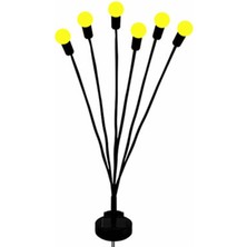 DS LLC Bahçe Çiti 6'lı Renkli Güneş Enerjili LED Lamba ROYALEKS-1085 DSLLC34-43TX