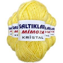 DS LLC 5 Adet Mimoza Kristal Işıltılı Şal Patik Yelek Ipi 48 DSLLC34-43TX