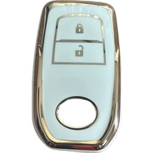 Autohan Keys Toyota Chr, Hilux, Corolla, Land Cruiser, Yaris Cross, Camry, Rav4 Için 2 Butonlu Nano Anahtar Kılıfı