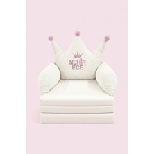 Abt Kişiselleştirilebilir Isimli Taç Tasarımlı Bebek & Çocuk Koltuğu