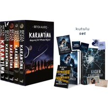 İndigo Kitap Karantina Serisi Seti-5 Kitap Takım- Ciltli Kutulu ve Kader Çarpışması Hediyeli Kutu Ciltli