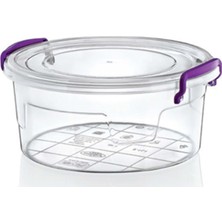 DS LLC 1no Yuvarlak 0,60 Lt. Saklama Kabı ROYALEKS-ÇNK2002 DSLLC34-43TX