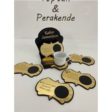 6'lı Gold Kahve Sunumluk Seti, Şık ve Zarif Sunumlar Için Tasarlandı