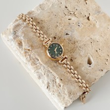 Vesce Atelier Riello Gold Saat Yeşil