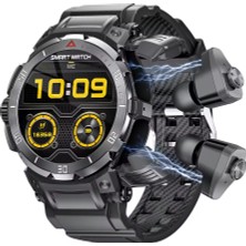 Şıktek Watch Extreme Dual Smart Kulaklıklı Taktik Akıllı Saat Hem Kulaklık Hem Akıllı Saat