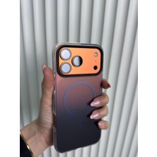 Fabron Rainbow - iPhone 15 Pro Max Uyumlu Magsafe Özellikli Darbeye Dayanıklı Çift Renk Kılıf