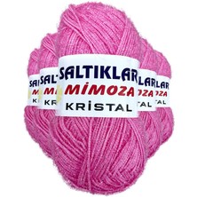 DS LLC 5 Adet Mimoza Kristal Işıltılı Şal Patik Yelek Ipi 14 DSLLC34-43TX