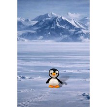 HediyeNES Hediyelik Penguen Tatlı Anahtarlık-Oyuncak