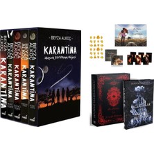 İndigo Kitap Karantina Serisi Seti-5 Kitap Takım- Ciltli Kutulu ve Acı Ruhlar ve Kasvetli Bedenler Kutulu Ciltli