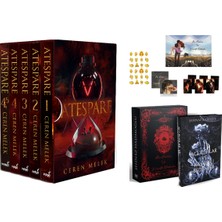 İndigo Kitap Ateşpare 5 Kitaplık Kutulu Set - Ciltli ve Acı Ruhlar ve Kasvetli Bedenler Kutulu Ciltli