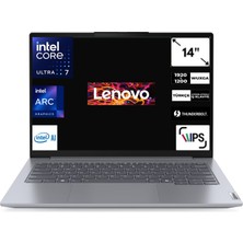 Lenovo Thinkbook 14 G8 Ial Ultra 7 255H 32 GB 512 GB SSD Windows 11 Pro Arc 140T 14" Wuxga Notebook 21SJ007BTXCB4