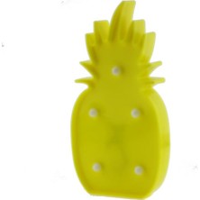 Mutlu Adım 25CM LED Işıklı Plastik Ananas Gece Lambası