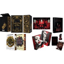 Ephesus Yayınları Medusa'nın Ölü Kumları Iki Kitaplık Set Yan Boyalı ve Yarınlar Zifiri Karanlık Set Kutulu Ciltli