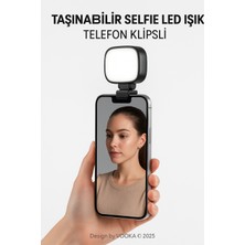 Çok Amaçlı LED Video Işığı, Telefon, Kamera ve Laptop Için Profesyonel Aydınlatma