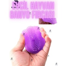 Romingo ​yumuşak Silikon Kedi Köpek Banyo Yıkama Fırçası Masaj Etkili Pratik Evcil Hayvan Tarağı