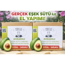 Şükran Ana Sabunları El Yapımı Avokadolu Eşek Sütü Sabunu 2'li Paket