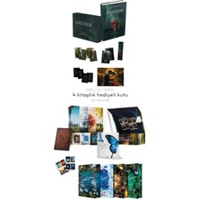 Pukka Yayınları Kazazede 2 Kutulu Set Ciltli ve Gökçen Serisi 4 Kitap Yan Boyalı Kutulu