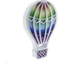 Mutlu Adım Ahşap LED Işıklı Pilli Balon Mod.2