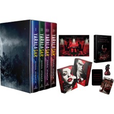 Ephesus Yayınları Yaralasar Serisi Seti 4 Kitap Ciltli Kutulu ve Yarınlar Zifiri Karanlık Set Kutulu Ciltli