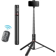 183 cm Bluetooth Kumandalı Katlanabilir Alüminyum Selfie Çubuğu ve Tripod