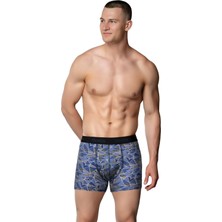 Gümüş 3064 6'lı Erkek Likralı Empirme Boxer