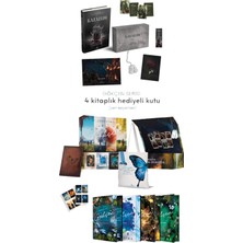 Pukka Yayınları Kazazede 4 Kutulu Askeri Künye Ciltli ve Gökçen Serisi 4 Kitap Yan Boyalı Kutulu