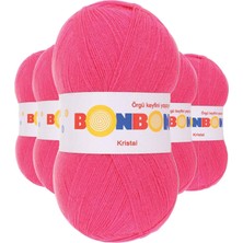 DS LLC 5 Adet Kristal El Örgü Lif Ipi Orkide Pembe 98319 DSLLC34-43TX