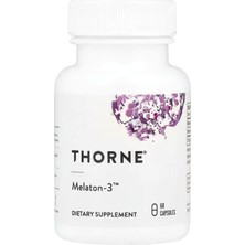Thorne   3mg  60 Capsul Circadian Rhythms Restful - Nsf Certified For Sport.