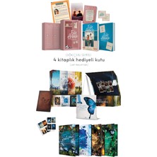Guardian Yayınları File Arkası Hediyeli Özel Kutu Ciltli ve Gökçen Serisi 4 Kitap Yan Boyalı Kutulu
