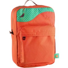 Pisikopat Karga Desenli Sanatsal Panelli Kanvas Unisex Sırt Çantası