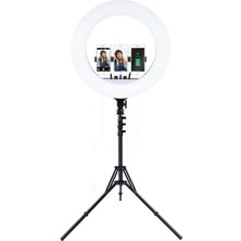 18 Inç Kumandalı LED Işık, Tripod ve Ring Light ile Profesyonel Çekim