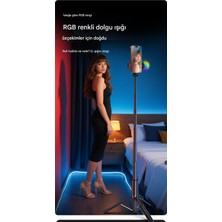 Rgb Işıklı 1.63 mt Çok Amaçlı Tripod ve Telefon Tutucu, Kumandalı