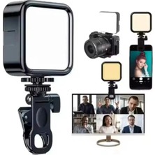 Taşınabilir Mini Rgb LED Işık ile Vlog, Selfie ve Video Aydınlatması
