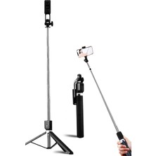 3in1 Bluetooth Kumandalı Ayaklı Selfie Çubuğu Tripod 170 cm Gopro Uyumlu