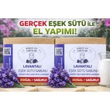 Şükran Ana Sabunları El Yapımı Lavantalı Eşek Sütü Sabunu 2'li Paket
