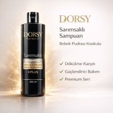 Dorsy +Plus Dökülme Karşıtı ve Güçlendirici Bebek Pudrası Kokulu Tuzsuz Doğal Sarımsaklı Şampuan 400 ml